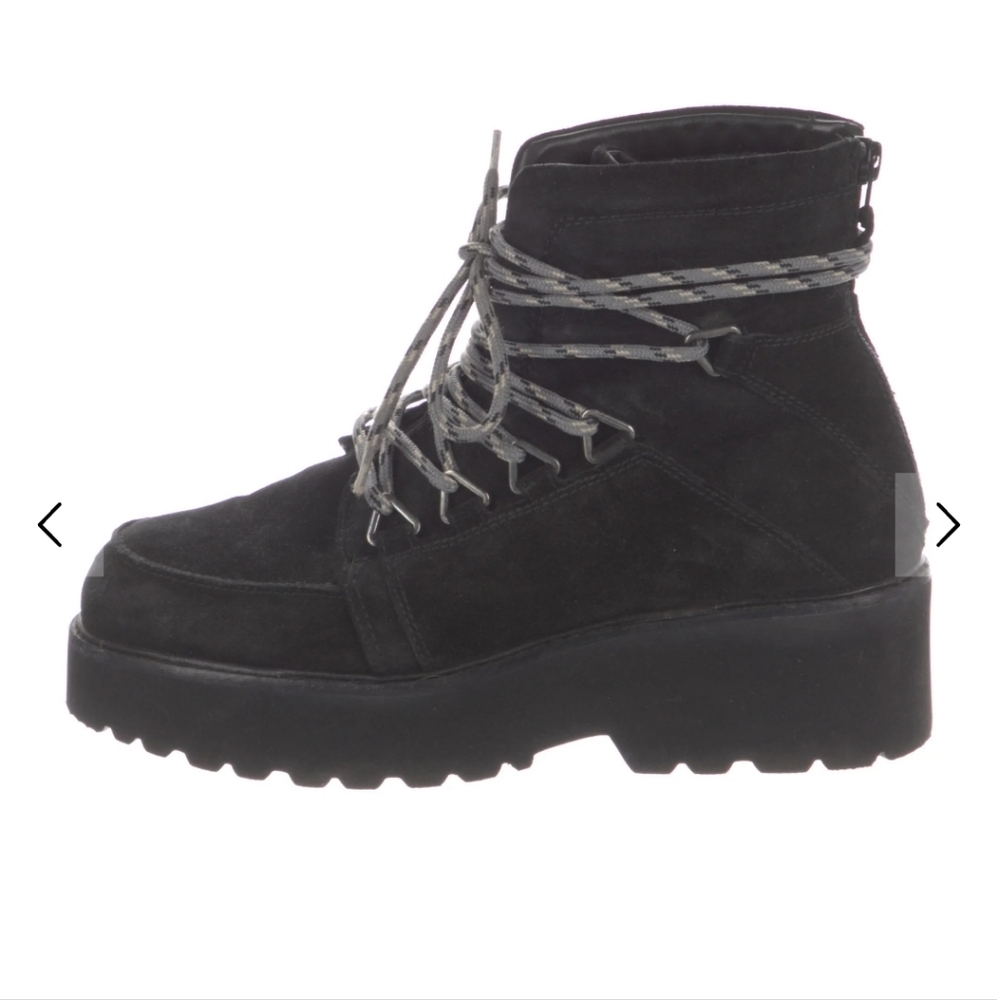 Stuart Weitzman Suede Platform Boots- 7.5